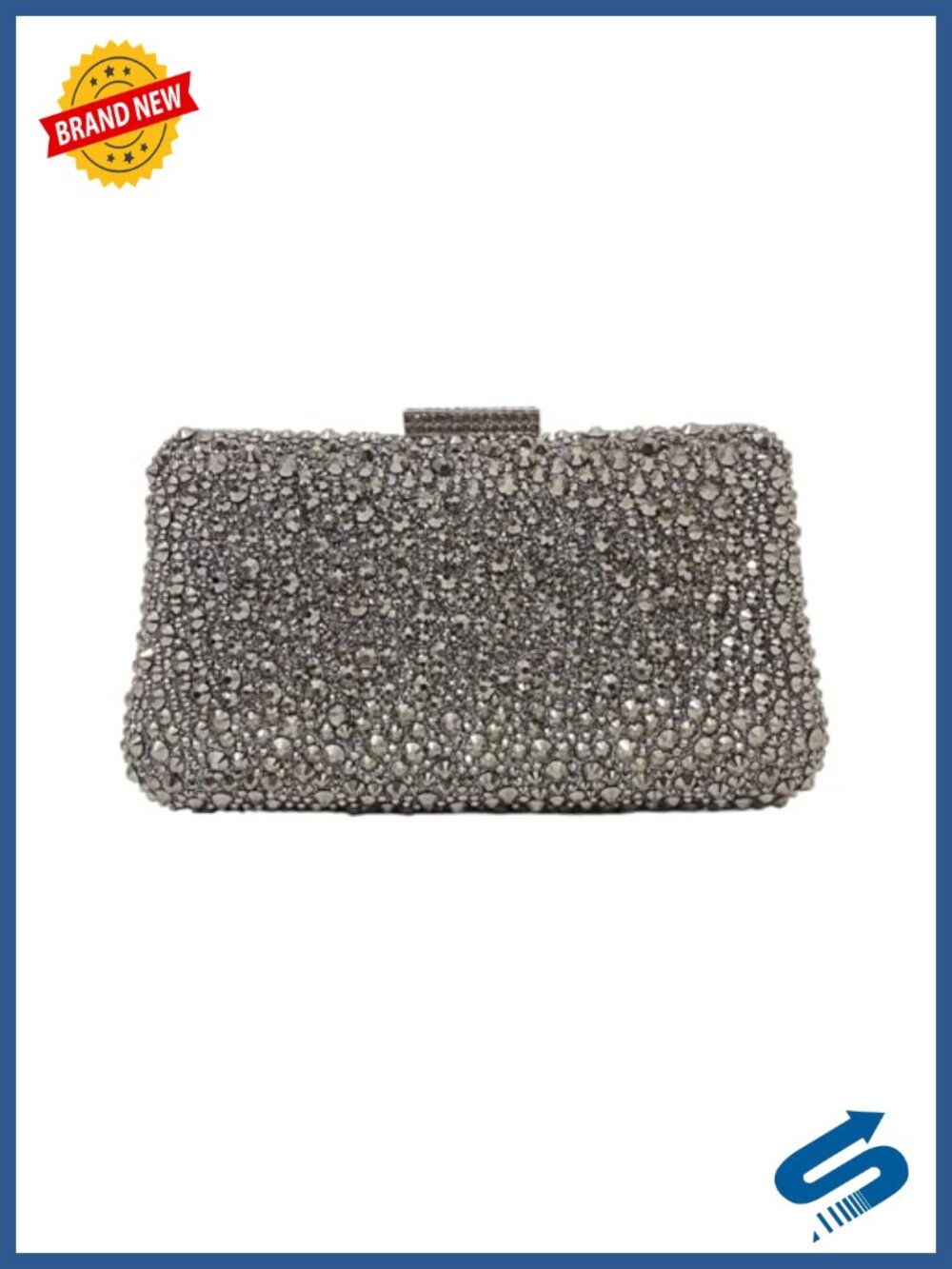 Rhinestone Clutch Evening Bag Sparkly Crystal Purse Wedding Party Handbag